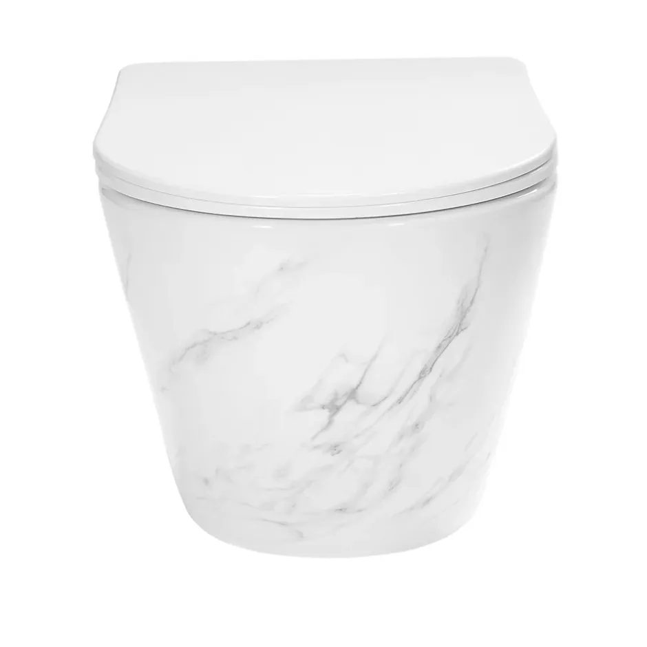 Rea Cuvette WC suspendue Carlos Nature Marble