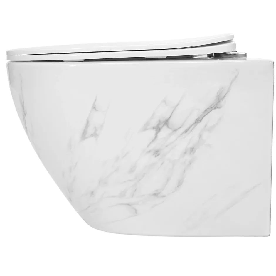 Rea Cuvette WC suspendue Carlos Nature Marble