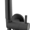 Deante Robinet Bidet Douchette Noir Mural Monocommande* Robinet De Bidet
