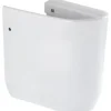 Sanindusa Demi colonne cache siphon pour lavabo céramique traditionnelle suspendue Easy blanc* Lavabo