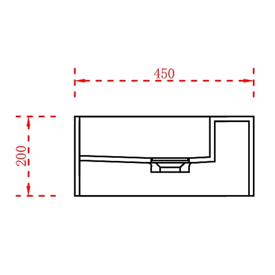 Bernstein Double vasque murale 150x45x20cm en fonte minérale - blanc mat - TWG235
