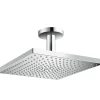 Hansgrohe Douche de tête Raindance E, 1 jet avec raccord plafond chromé* Pommeau De Douche, Flexible Et Barre De Douche