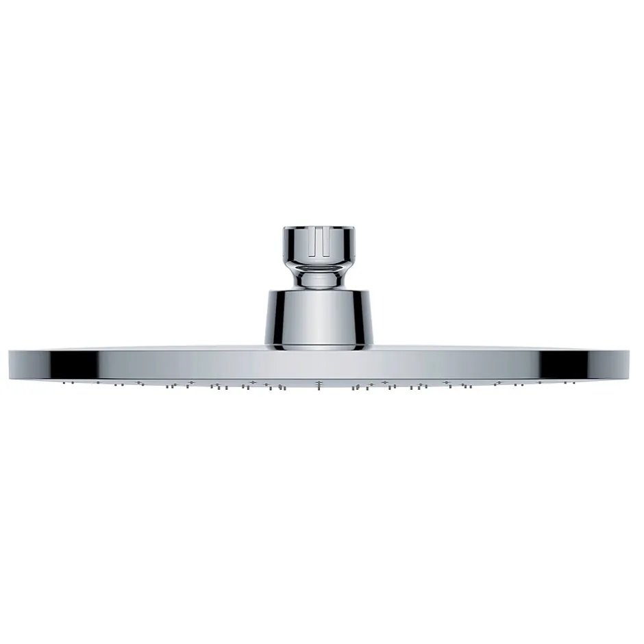 Bernstein Douche de tête ronde en ABS - D2250 - fonction autonettoyante - 22,50cm - couleur noir mat ou chromé Chrome