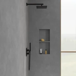 Villeroy & Boch Douche de tête VILLEROY ET BOCH Universal rectangle Noir mat* Pommeau De Douche, Flexible Et Barre De Douche