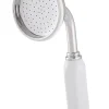 Cooke & Lewis Douchette 1 jet chrome et blanche Jimena* Pommeau De Douche, Flexible Et Barre De Douche