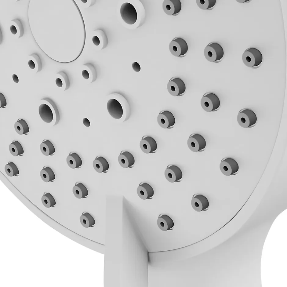GoodHome Douchette 3 jets blanc Tummel