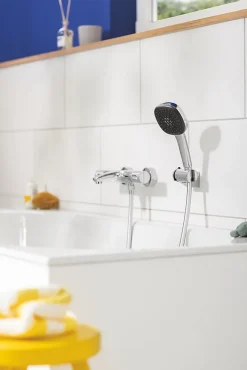 Grohe Douchette 3 jets chome, Vitalio Comfort* Pommeau De Douche, Flexible Et Barre De Douche