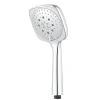 GoodHome Douchette 3 jets chromé Teesta* Pommeau De Douche, Flexible Et Barre De Douche