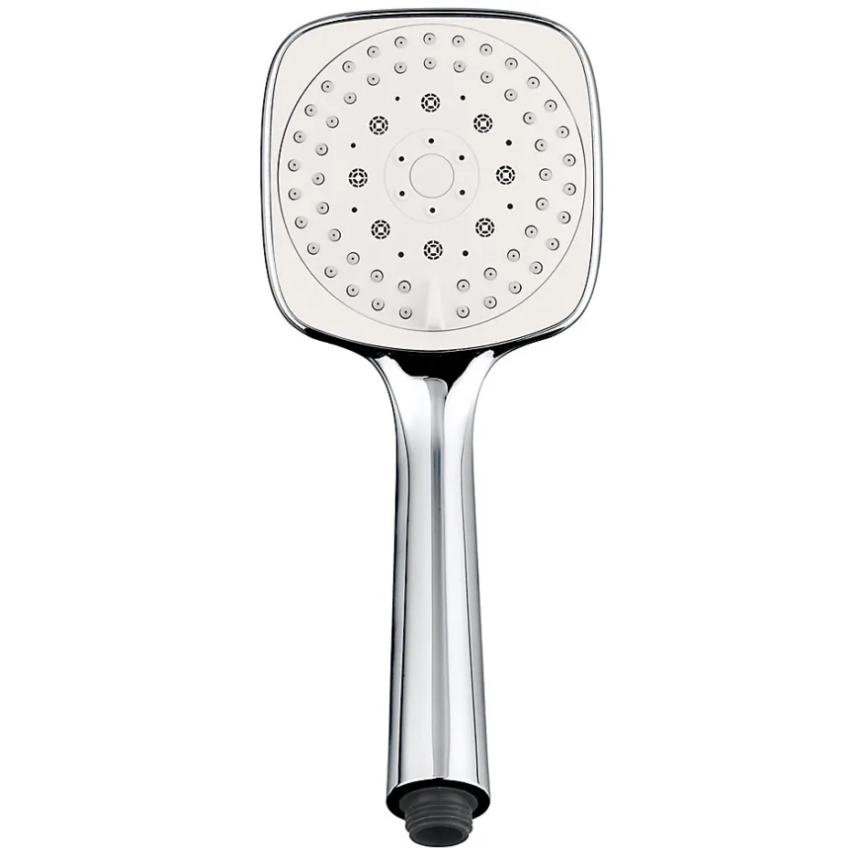GoodHome Douchette 3 jets chromé/blanc Teesta
