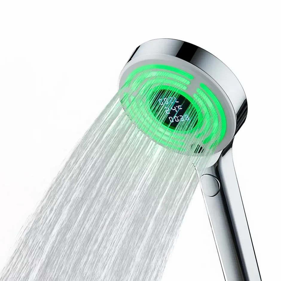 Edouard Rousseau Douchette 3 jets chrome, Ekogest Tempo* Pommeau De Douche, Flexible Et Barre De Douche