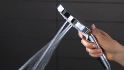 Hansgrohe Douchette à main 3 jets chromée, Raindance Select S 120