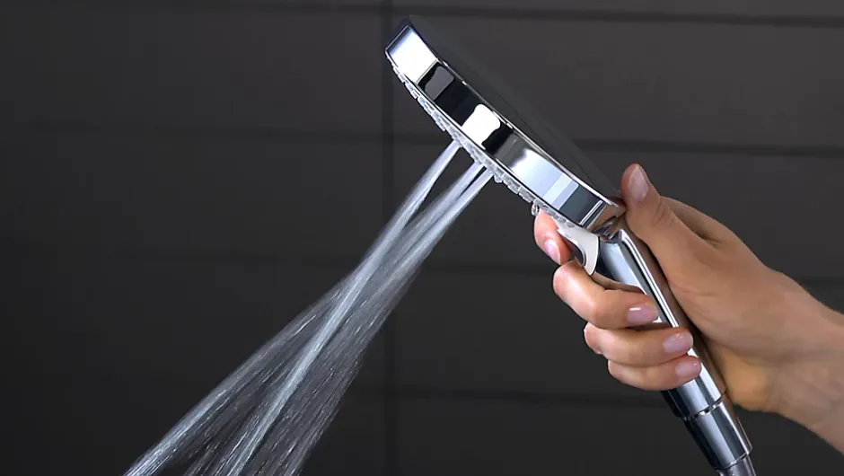 Hansgrohe Douchette à main 3 jets chromée, Raindance Select S 120