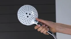 Hansgrohe Douchette à main 3 jets chromée, Raindance Select S 120