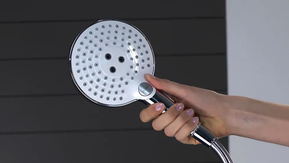 Hansgrohe Douchette à main 3 jets chromée, Raindance Select S 120