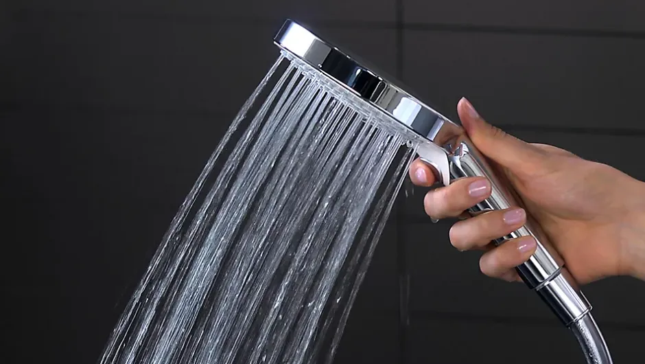 Hansgrohe Douchette à main 3 jets chromée, Raindance Select S 120