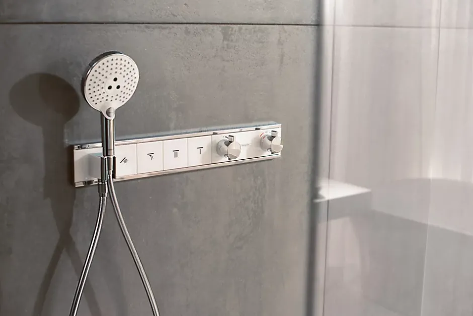 Hansgrohe Douchette à main 3 jets chromée, Raindance Select S 120