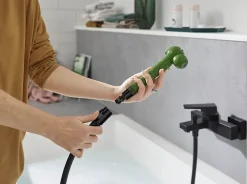 Hansgrohe Douchette à main 2 jets verte, Jocolino Crocodile