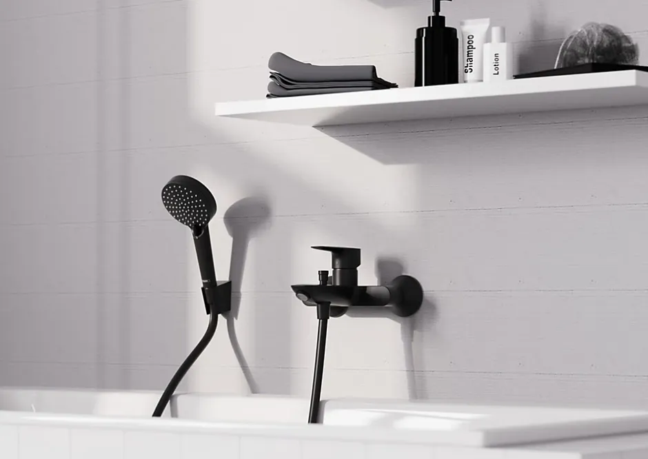 Hansgrohe Douchette à main noir mat Vernis Blend 100 Vario