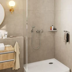 Hansgrohe Douchette + support + flexible chrome Vernis Blend