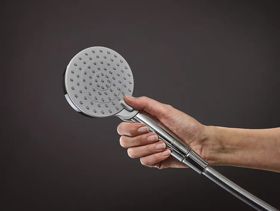 Hansgrohe Douchette + support + flexible chrome Vernis Blend
