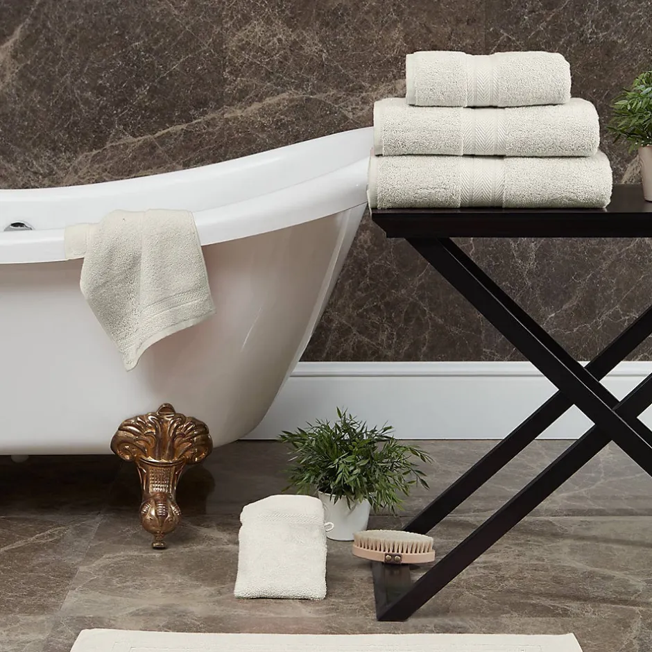 Sensei Maison Drap de bain 550 g/m² Ecru 70x140 cm LUXURY* Serviette De Bain