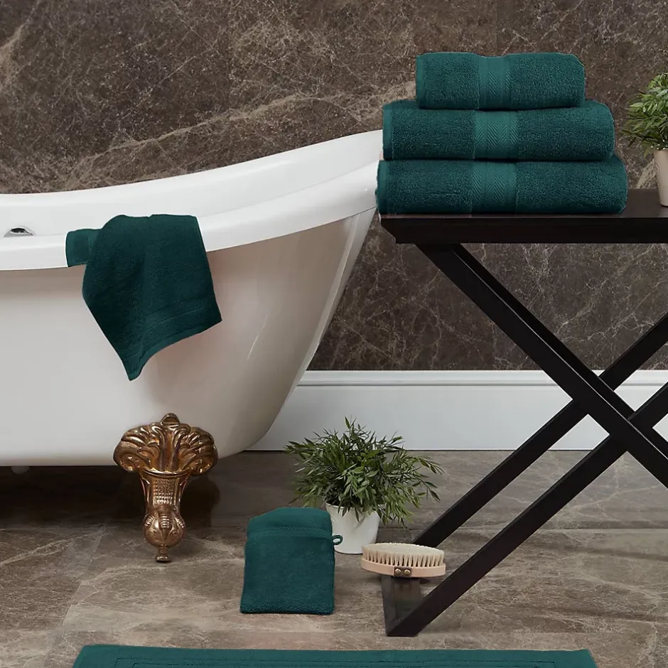 Sensei Maison Drap de bain 550 g/m² Petrol 70x140 cm LUXURY