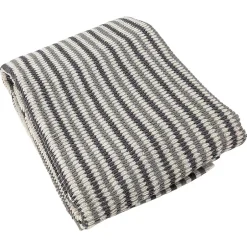 Linnea Drap de bain à rayures pur coton 100x150 cm collection BREEZE gris* Serviette De Bain