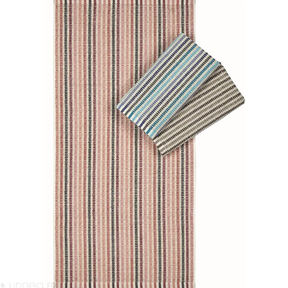 Linnea Drap de bain à rayures pur coton 100x150 cm collection BREEZE gris* Serviette De Bain