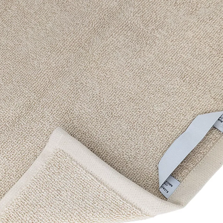 Linnea Drap de bain absorbant coton 100x150cm FEUILLE beige* Serviette De Bain