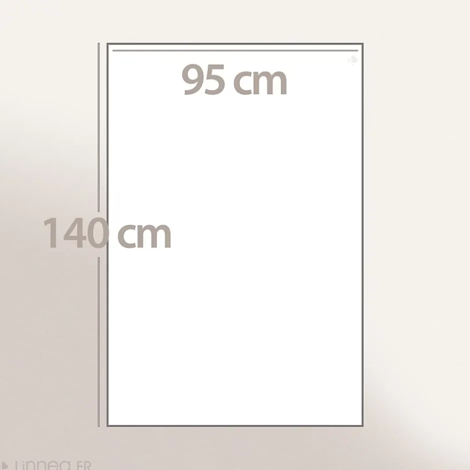 Linnea Drap de bain coton 550g/m2 95x140 cm collection NAÏA jaune Curry