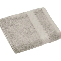 Linnea Drap de bain coton 550g/m2 95x140 cm collection NAÏA beige Lin* Serviette De Bain