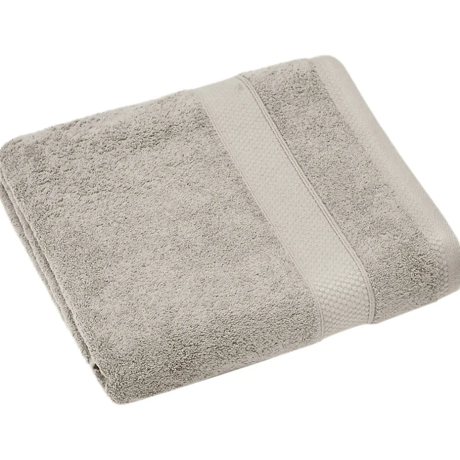 Linnea Drap de bain coton 550g/m2 95x140 cm collection NAÏA beige Lin* Serviette De Bain