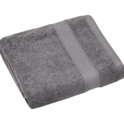 Linnea Drap de bain coton 550g/m2 95x140 cm NAÏA gris Ardoise* Serviette De Bain