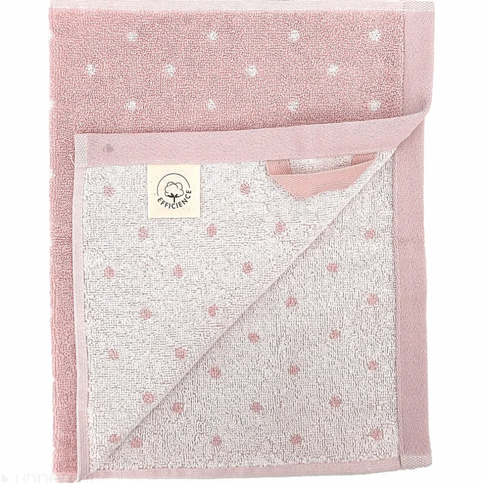 Linnea Drap de bain en coton 100x150 cm collection EFFICIENT DOTS rose flamingo