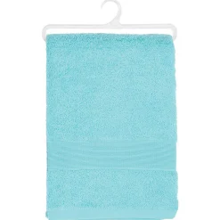 Atmosphera Créateur D'Intérieur Drap de bain Essentiel - coton 450 gr/m² - bleu aqua 100x150 cm - Atmosphera