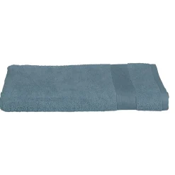 Atmosphera Créateur D'Intérieur Drap de bain Essentiel - coton 450 gr/m² - gris orage 100x150 cm - Atmosphera