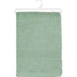 Atmosphera Créateur D'Intérieur Drap de bain Essentiel - coton 450 gr/m² - vert céladon 100x150 cm - Atmosphera