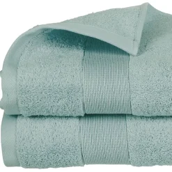 Atmosphera Créateur D'Intérieur Drap de bain Essentiel - coton 450 gr/m² - bleu givre 100x150 cm - Atmosphera* Serviette De Toilette