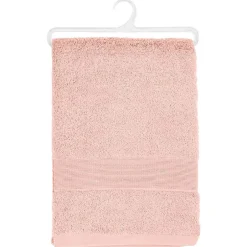 Atmosphera Créateur D'Intérieur Drap de bain Essentiel - coton 450 gr/m² - rose 100x150 cm - Atmosphera