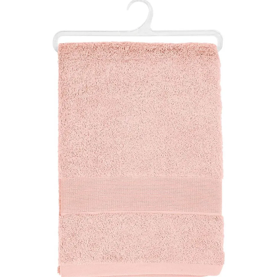 Atmosphera Créateur D'Intérieur Drap de bain Essentiel - coton 450 gr/m² - rose 100x150 cm - Atmosphera