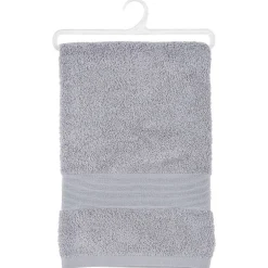 Atmosphera Créateur D'Intérieur Drap de bain Essentiel - coton 450 gr/m² - gris taupe 100x150 cm - Atmosphera* Serviette De Toilette