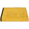 Atmosphera Créateur D'Intérieur Drap de bain Joia - coton 550 gr/m² - jaune moutarde 100x150 cm - Atmosphera* Serviette De Toilette