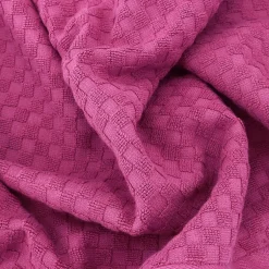 Linnea Drap de bain éponge coton 100x170 cm coton DAMA fuchsia