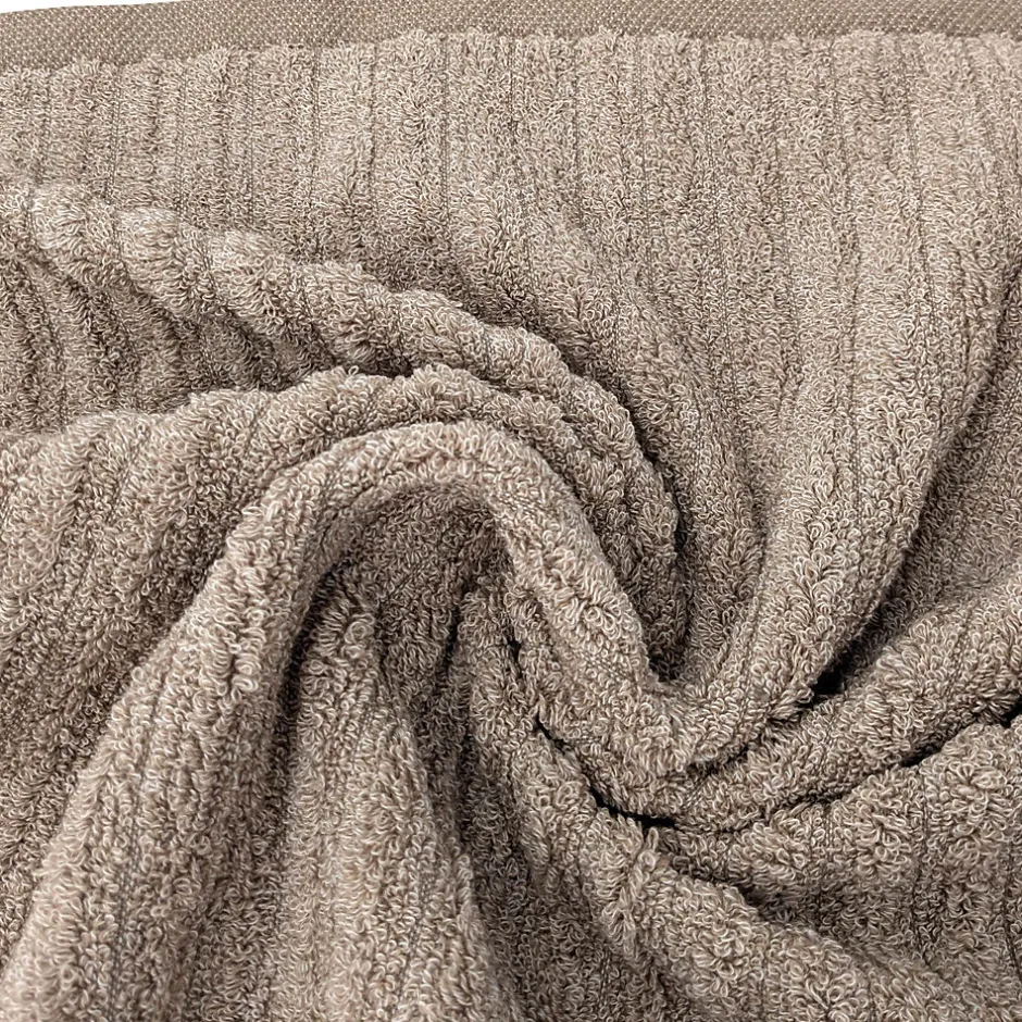 Linnea Drap de bain uni coton 100x150 cm SPECTRE marron