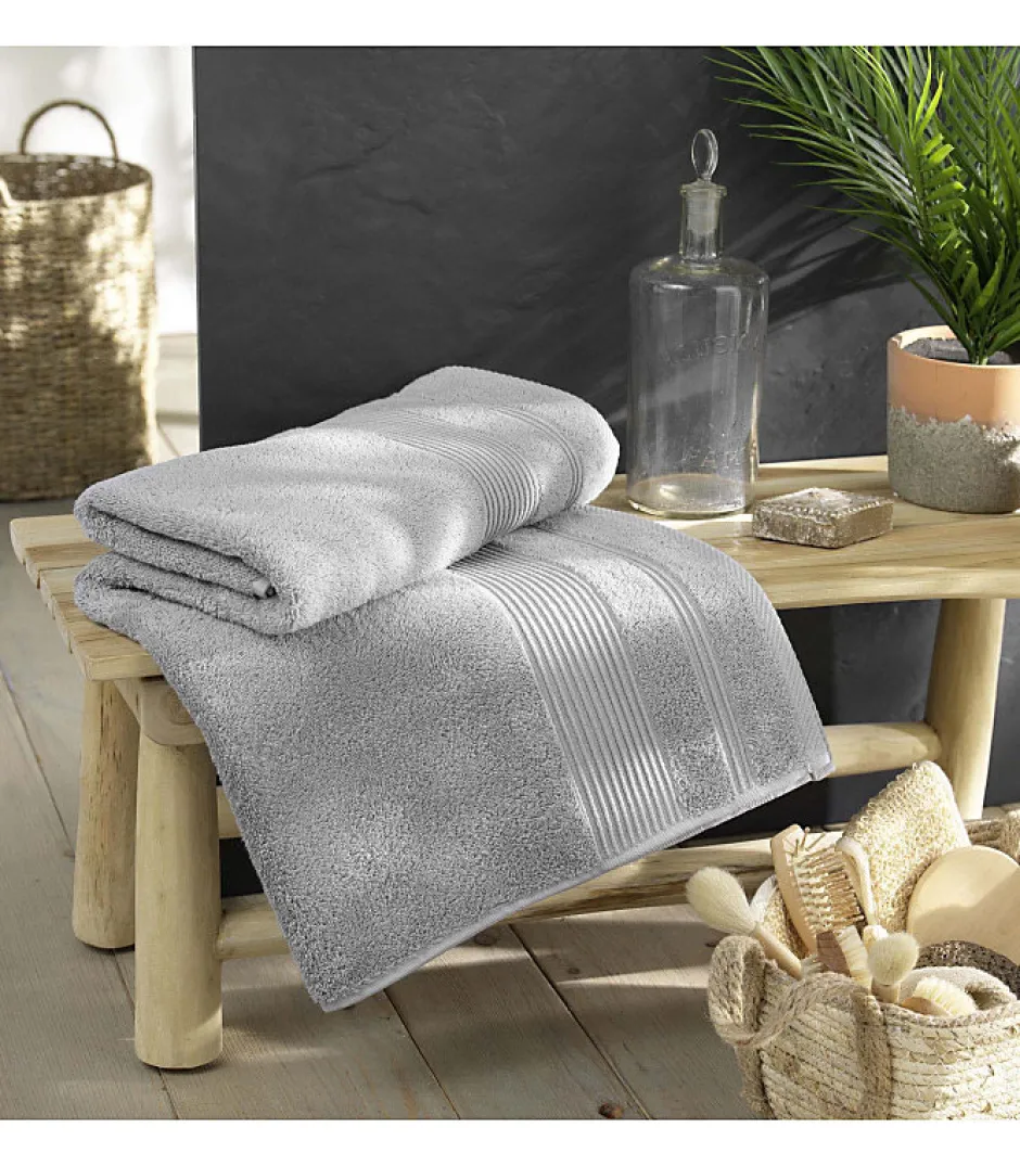 Douceur D'Intérieur Drap de Bain 90x150 cm - Collection Tendresse - Éponge 500 g,m² - 90x150cm - Gris* Serviette De Bain