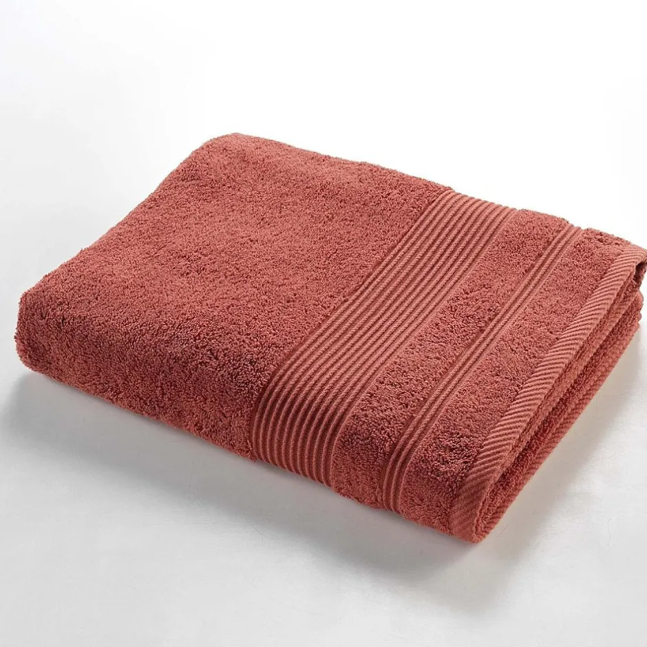 Douceur D'Intérieur Drap de Bain 90x150 cm 100% Coton Terracotta* Serviette De Bain