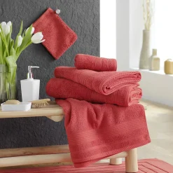 Douceur D'Intérieur Drap de Bain 90x150 cm 100% Coton Terracotta* Serviette De Bain