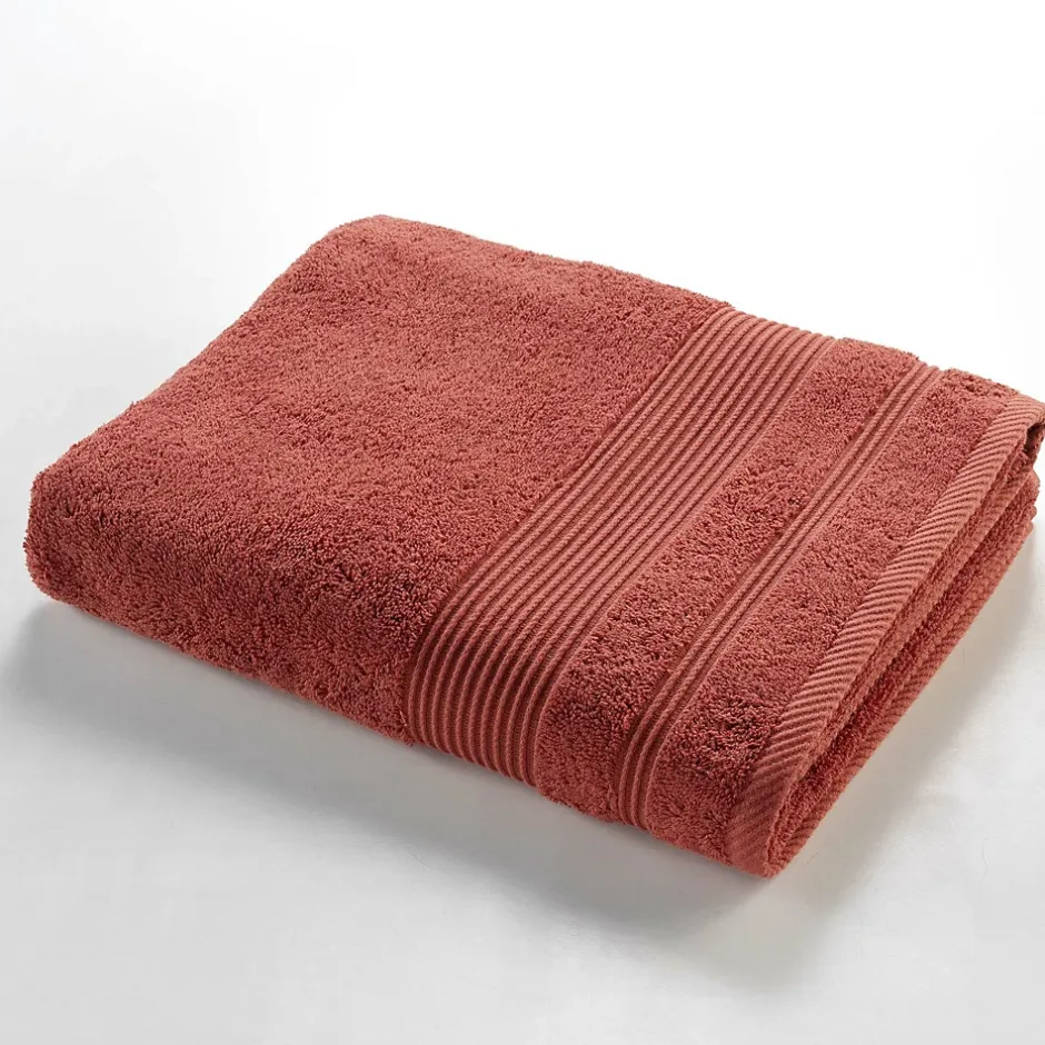 Douceur D'Intérieur Drap de Bain 90x150 cm 100% Coton Terracotta* Serviette De Bain