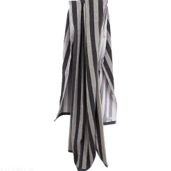 Linnea Drap de bain 85x200 cm collection SAUNA EFFICIENCE majuscule gris* Serviette De Bain