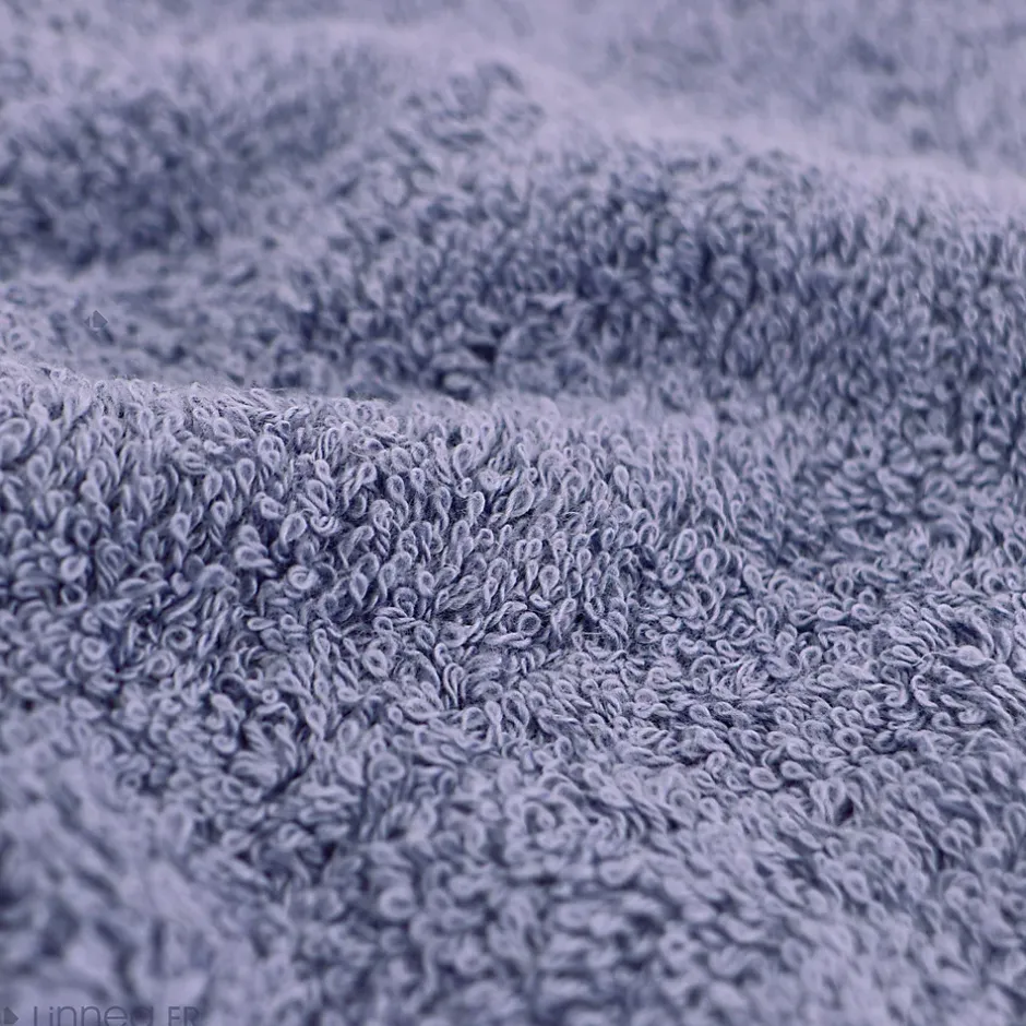 Linnea Drap de bain 100x150 cm coton peigné ALBA acier* Serviette De Bain